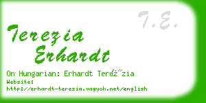 terezia erhardt business card